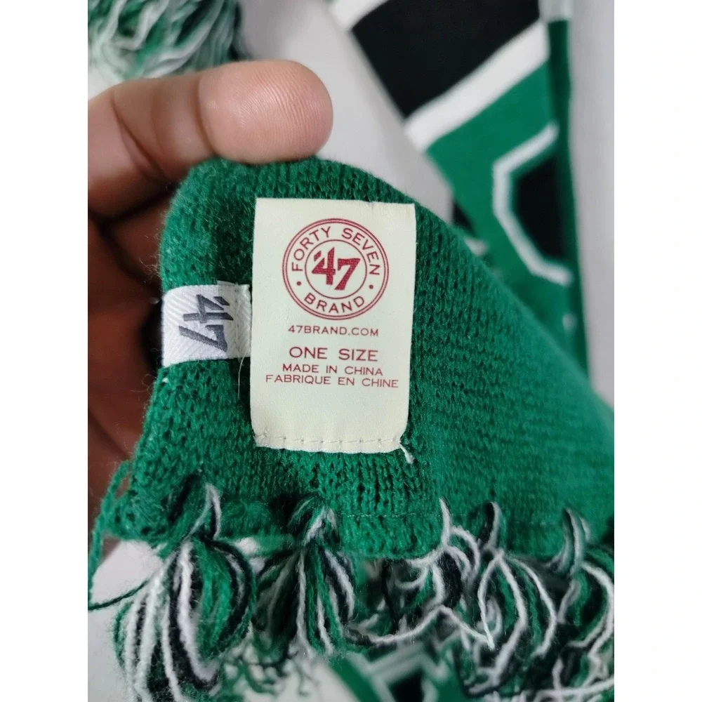 North Texas Mean Green Knit Scarf Mens One Size Green NCAA Football 47 Brand